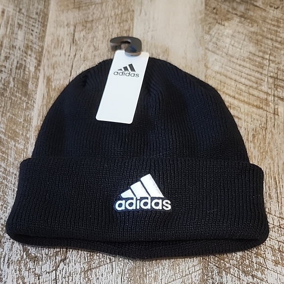 adidas Other - Adidas Black Knit Beanie